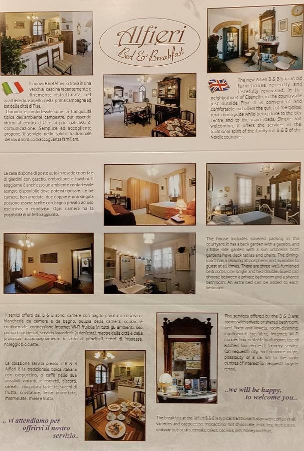Alfieri Bed & Breakfast Pisa Eksteriør bilde